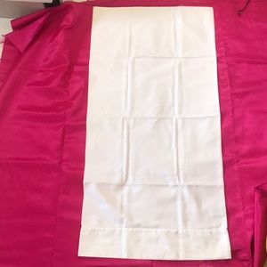 Frette king SZ pillow case white  100% cotton 19’’x 38’’made in ITaly